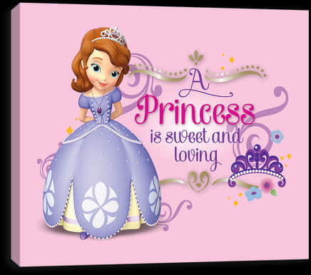 Sofia The First Sweetand Loving Princess PNG Image