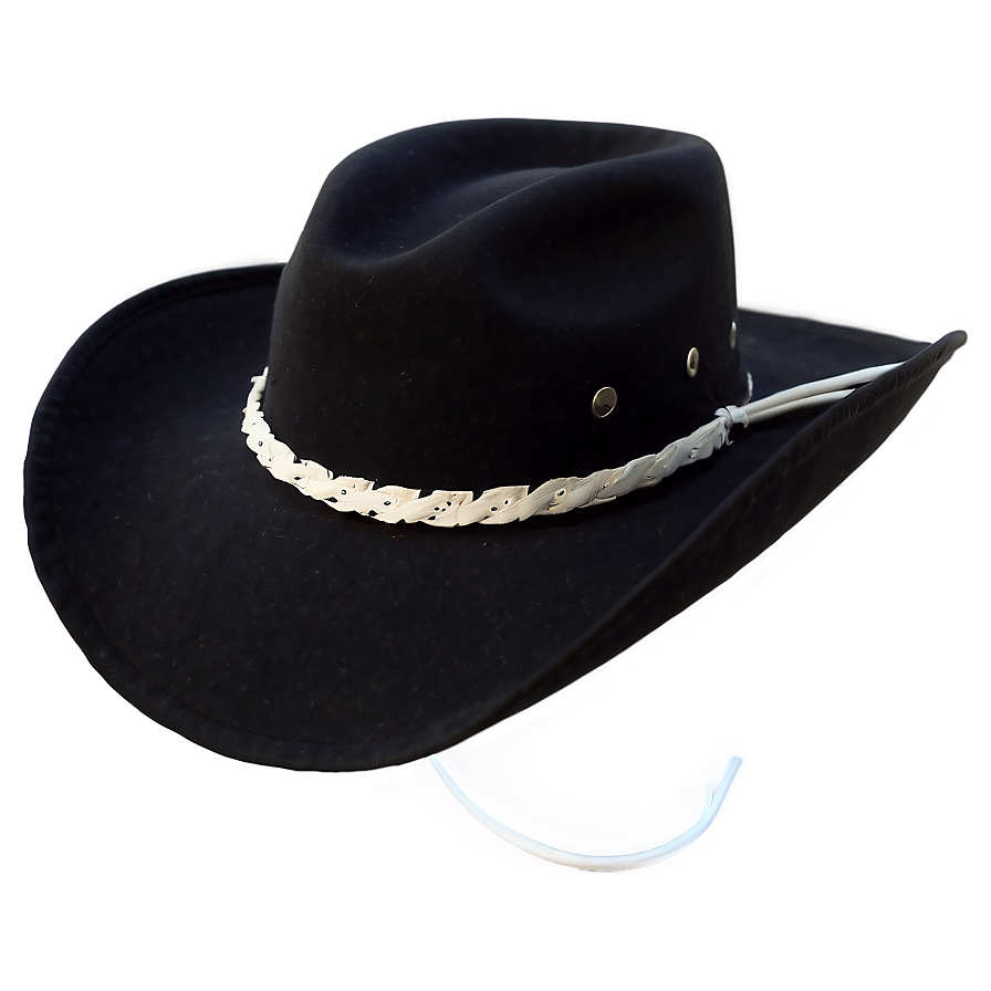 Soft Black Cowboy Hat Png Pxc PNG Image