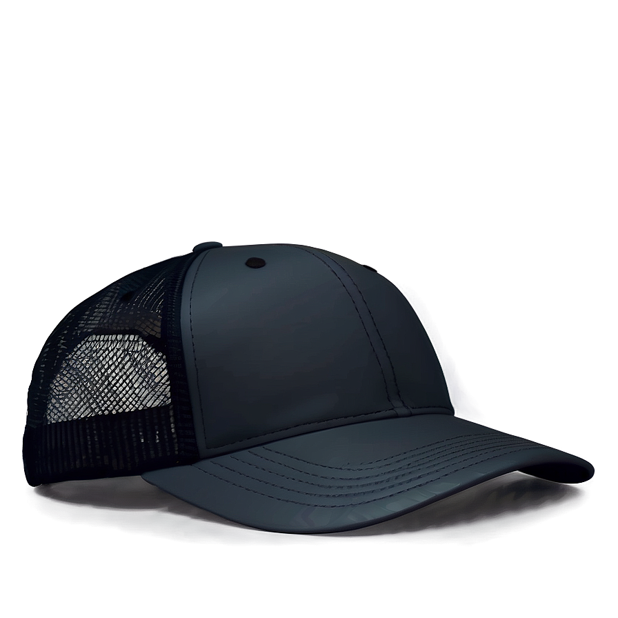 Soft Black Trucker Hat Texture Png Jlh PNG Image