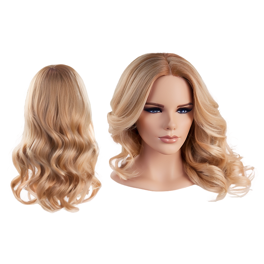 Soft Blonde Waves Png Hbp14 PNG Image