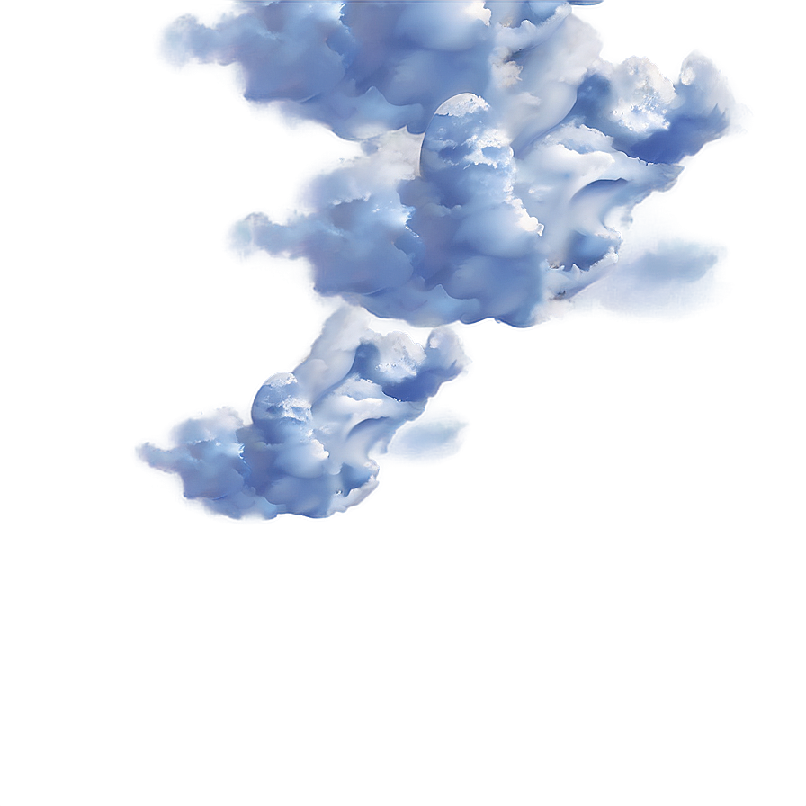 Soft Blue Clouds Png Tvn57 PNG Image