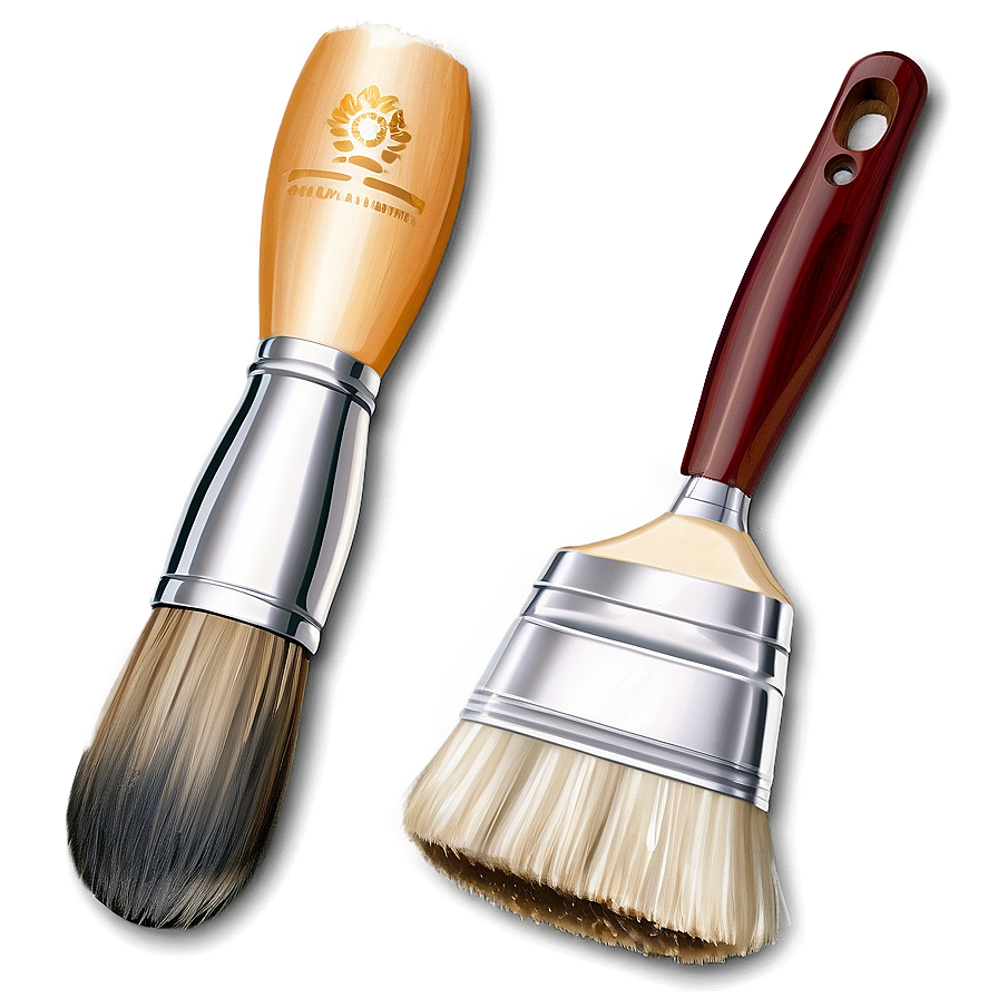 Soft Bristle Paint Brushes Png Cct PNG Image