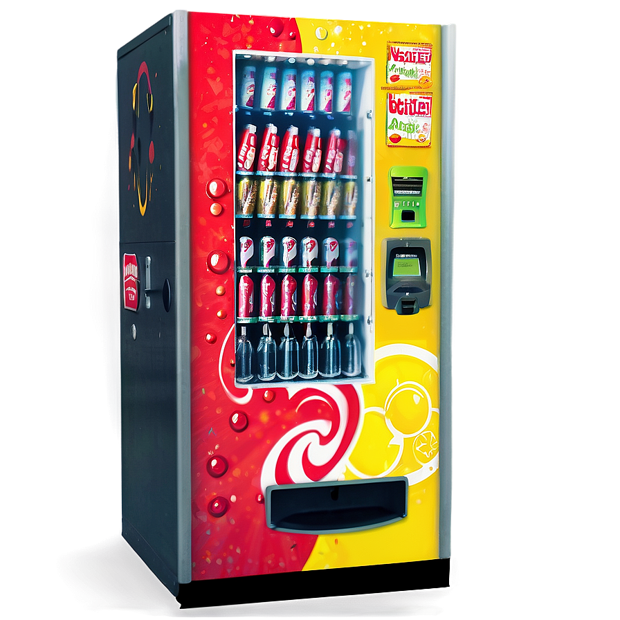 Soft Drink Vending Machine Png 06262024 PNG Image