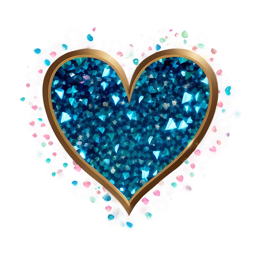 Soft Glitter Heart Png 06272024 PNG Image