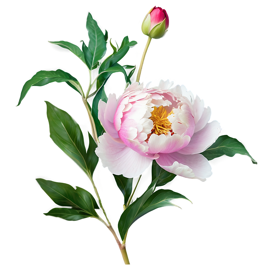 Soft Peony Bloom Png Fdm23 PNG Image