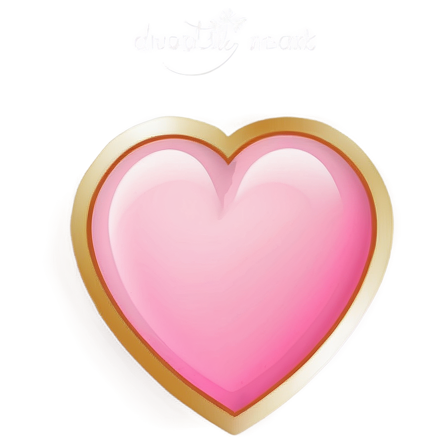 Soft Pink Heart Emoji Png Lho54 PNG Image