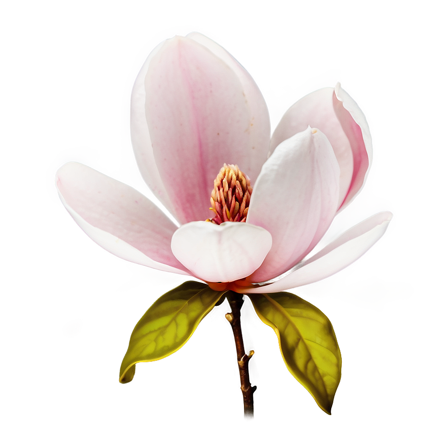 Soft Pink Magnolia Flower Png Iqx PNG Image