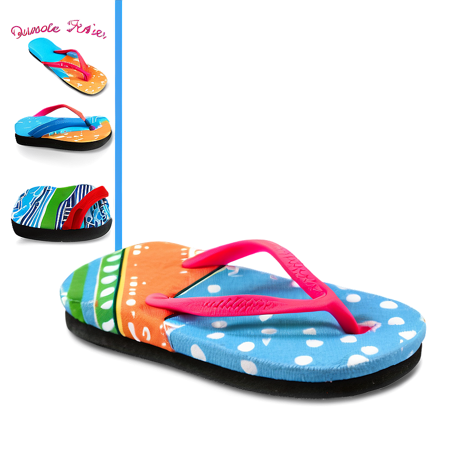 Soft Plush Flip Flop Png 50 PNG Image