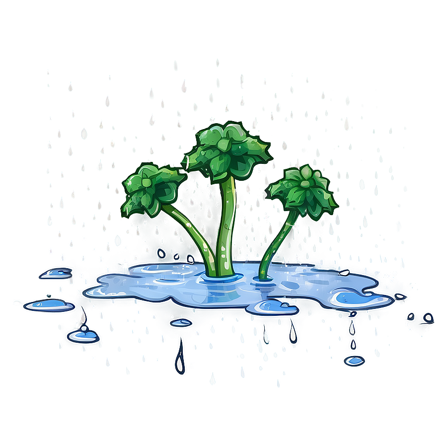 Soft Rainwater Effect Png 74 PNG Image