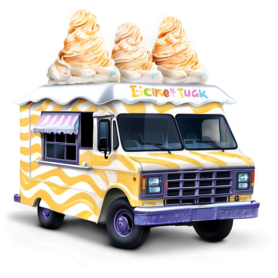 Soft Serve Ice Cream Truck Png Ipf PNG Image