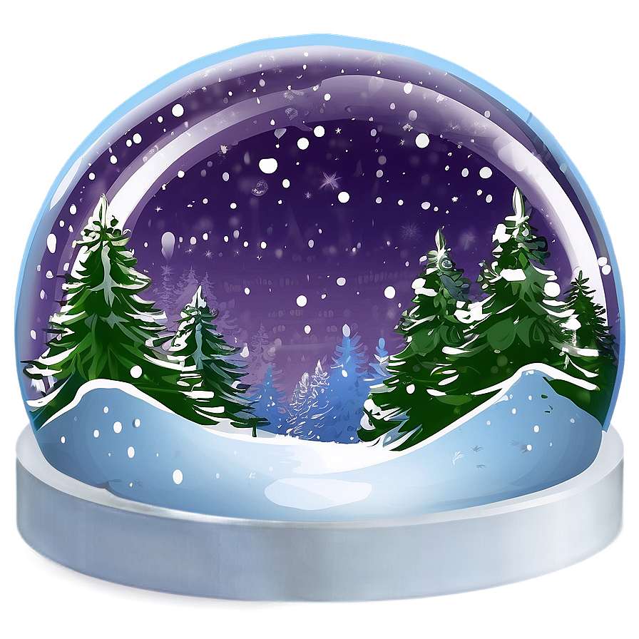 Soft Snow Globe Png 06252024 PNG Image