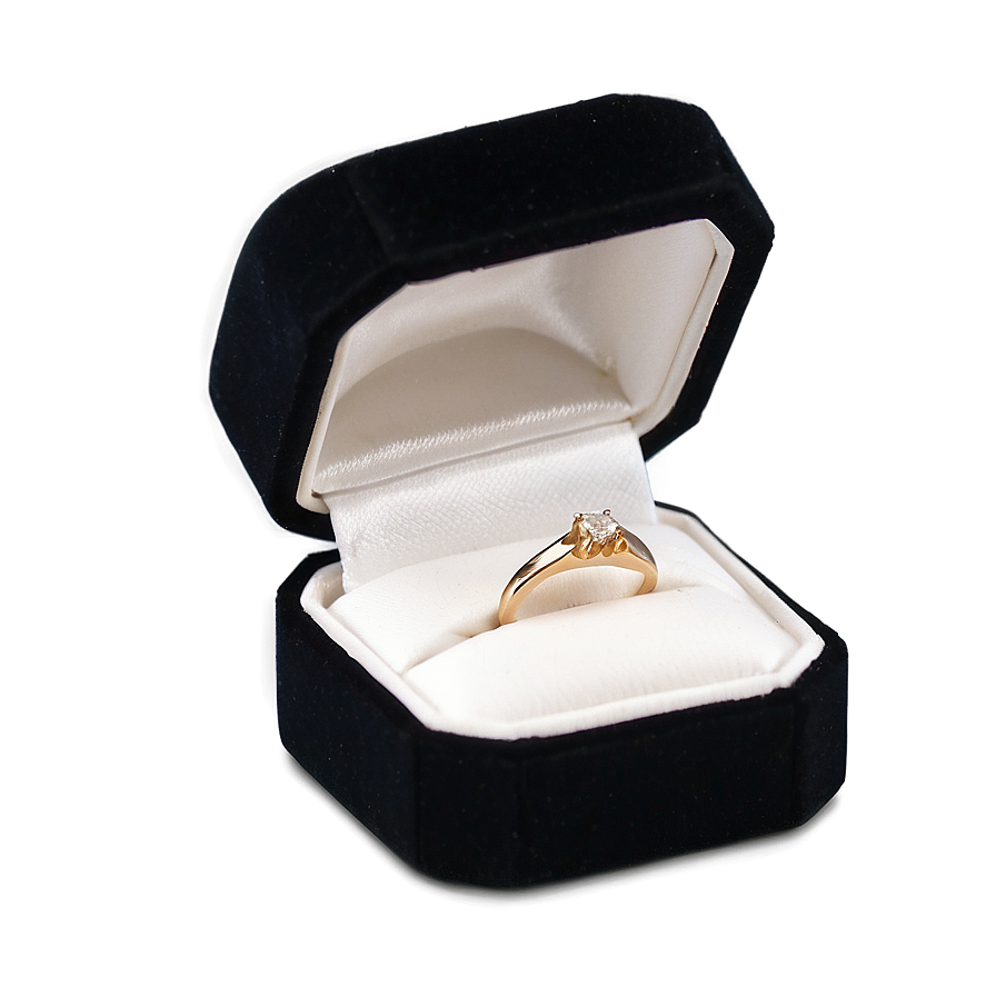 Soft Velvet Ring Box Png 76 PNG Image