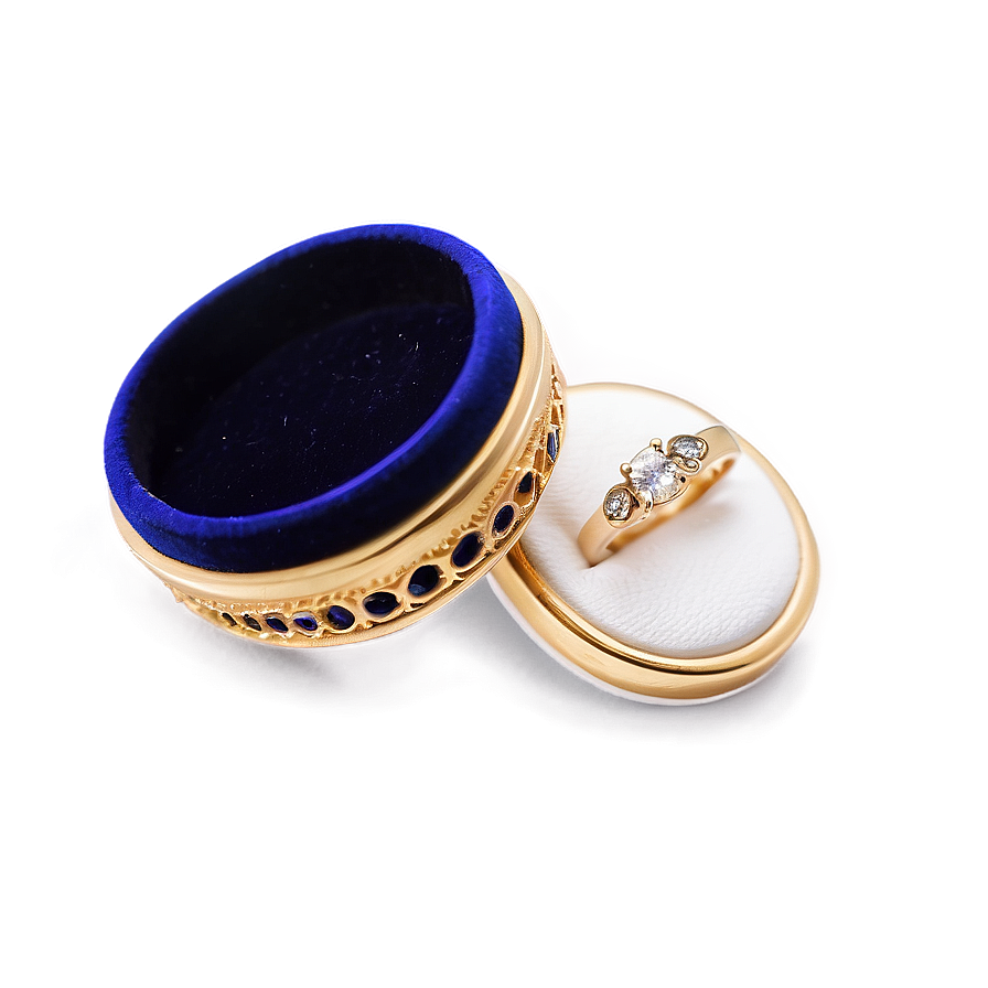 Soft Velvet Ring Box Png Qom13 PNG Image