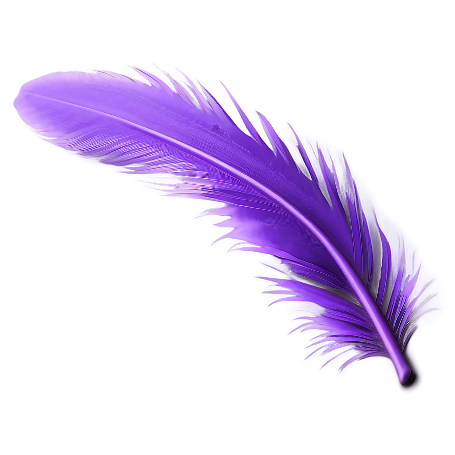 Soft Violet Feather Close-up Png Ipp PNG Image