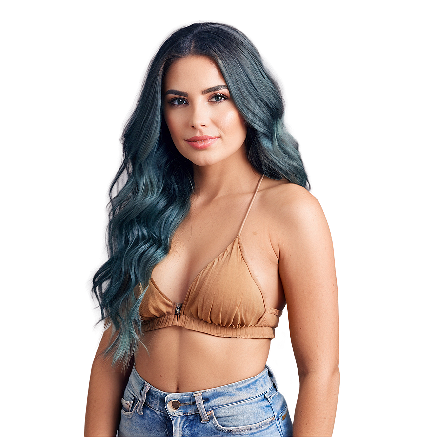 Soft Waves Long Hair Png 1 PNG Image