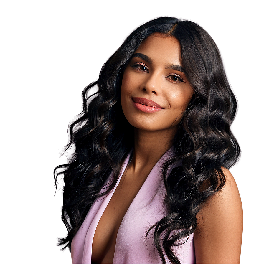 Soft Waves Long Hair Png Mxn PNG Image