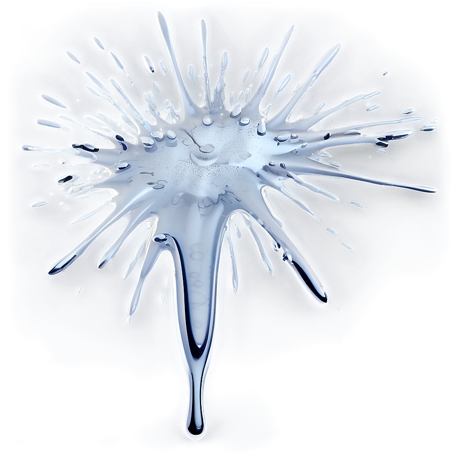 Soft White Splash Png Pue PNG Image