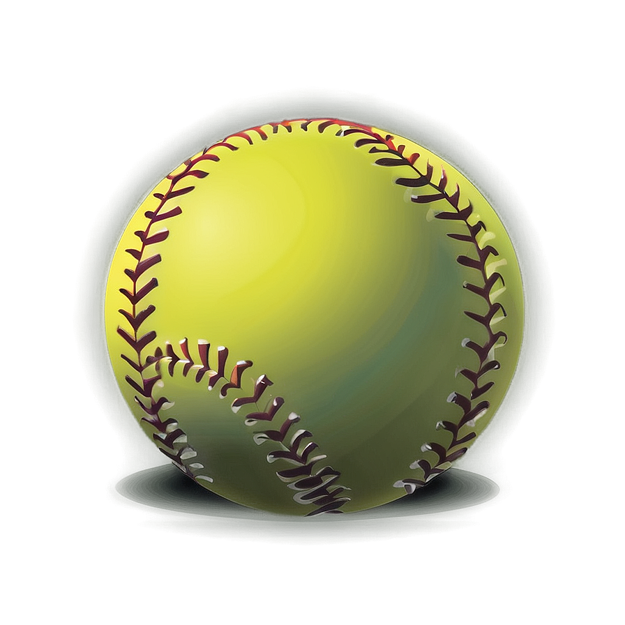 Softball Clipart D PNG Image