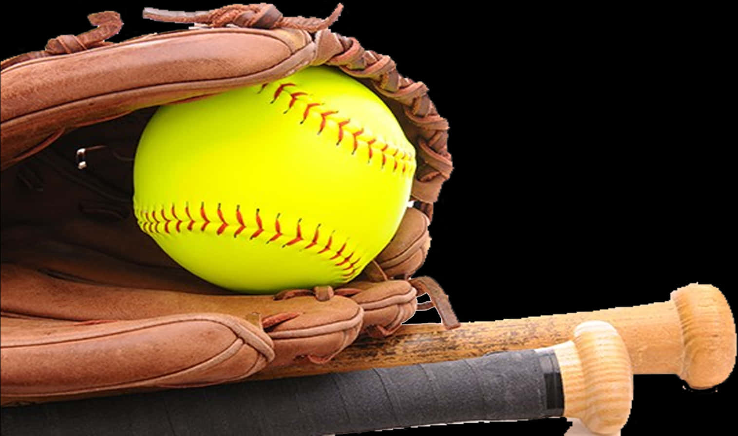 Softball Equipment Essentials PNG Image