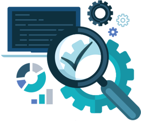 Software Analysis Concept Illustration PNG Image