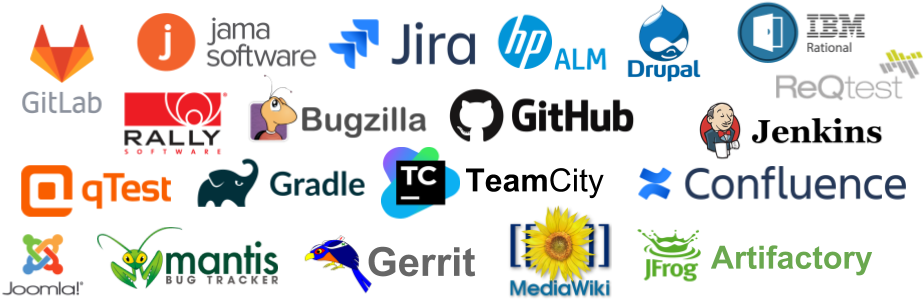 Software Development Tools Logos PNG Image