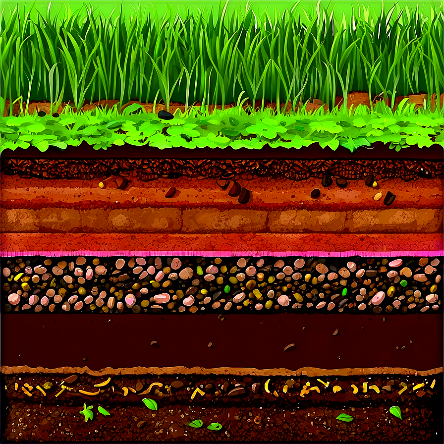 Soil Layers And Composition Png Iei PNG Image