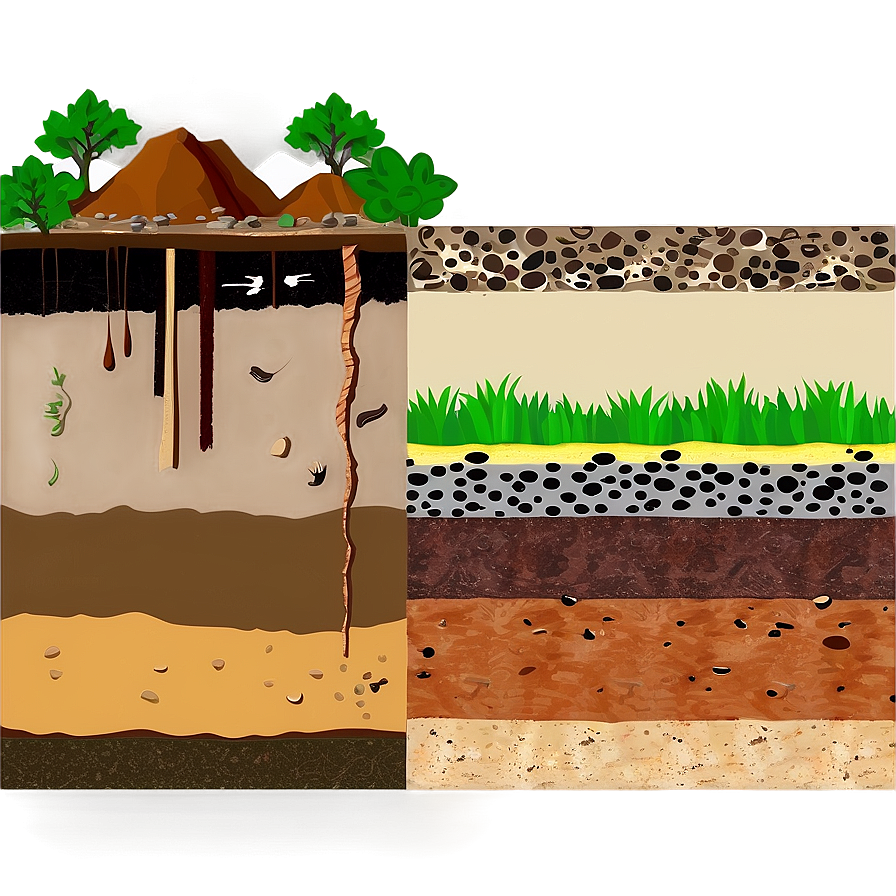 Soil Layers And Composition Png Nyb8 PNG Image