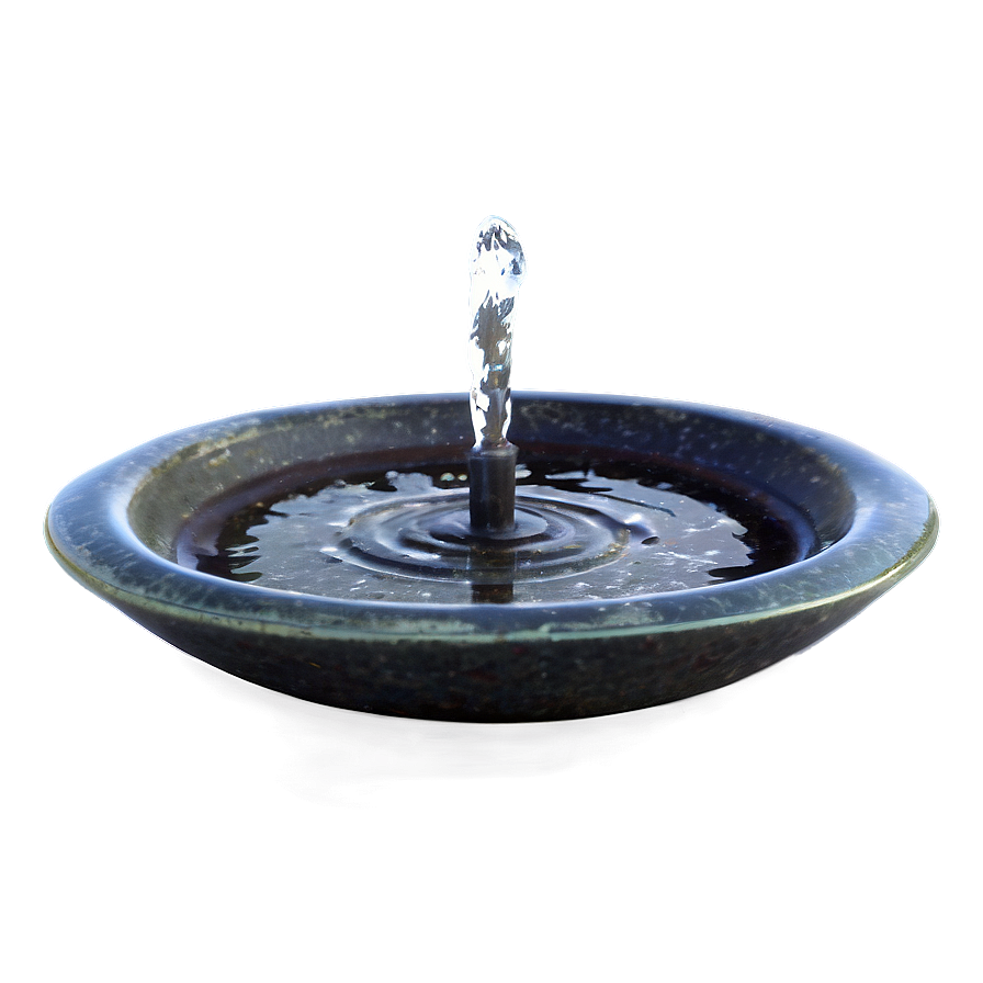 Solar Birdbath Fountain Png Opd PNG Image