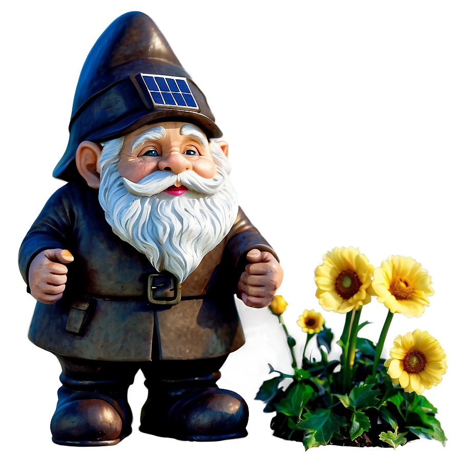 Solar Garden Gnome Png Wak40 PNG Image