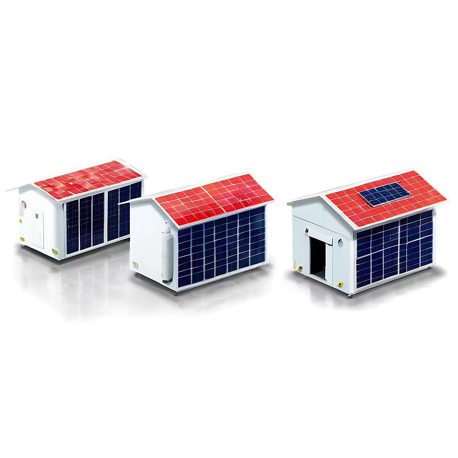 Solar Houses Png Kfr PNG Image