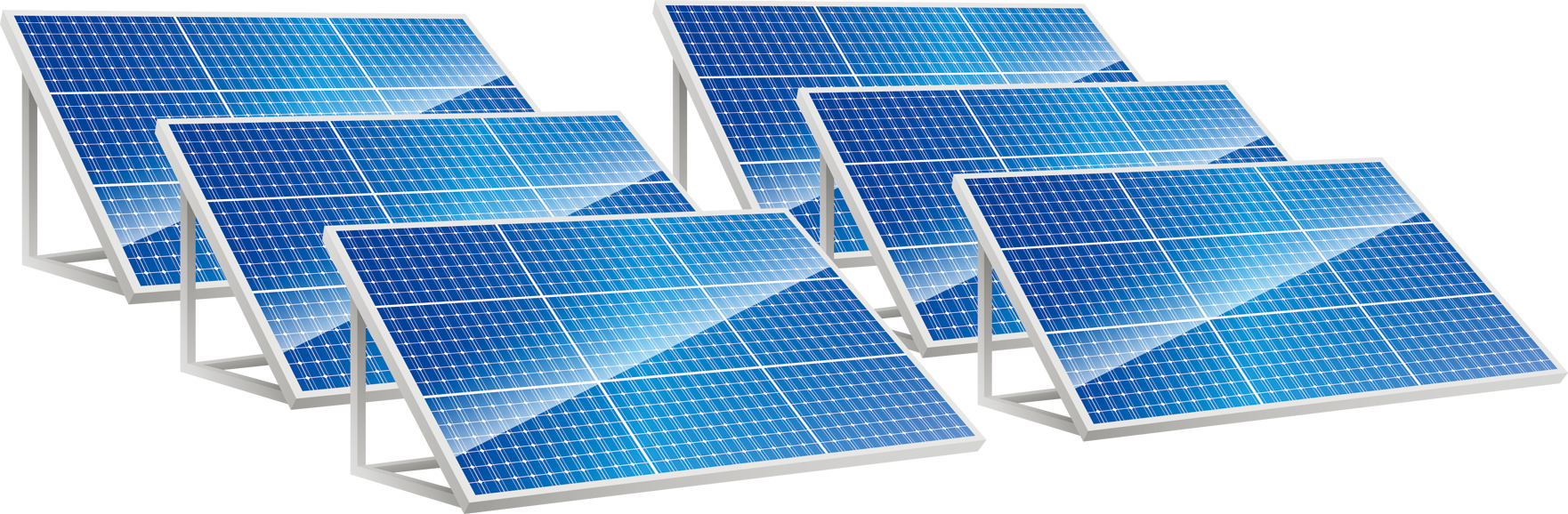 Solar_ Panel_ Array_ Illustration PNG Image