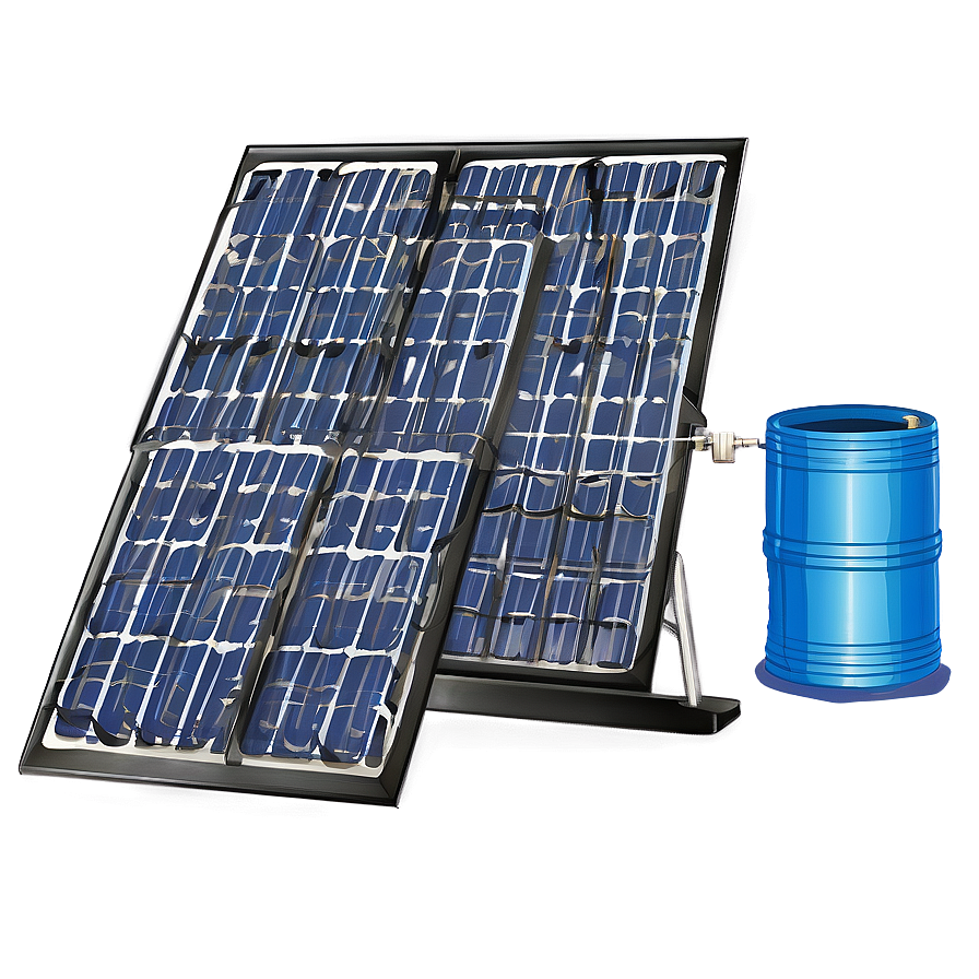 Solar Panel Cooling System Png Enf PNG Image