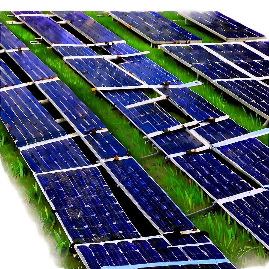 Solar Panel Farm Png Ali PNG Image