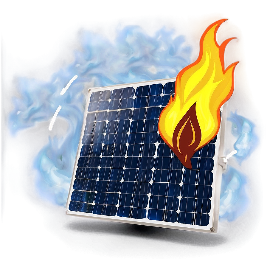 Solar Panel Fire Safety Png Dvu62 PNG Image