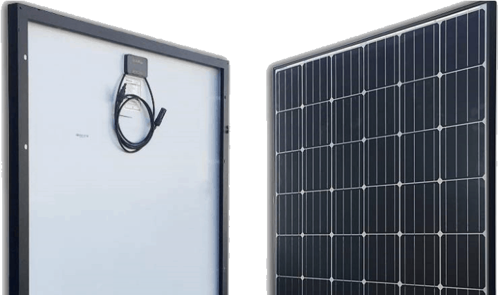 Solar Panel Frontand Back PNG Image