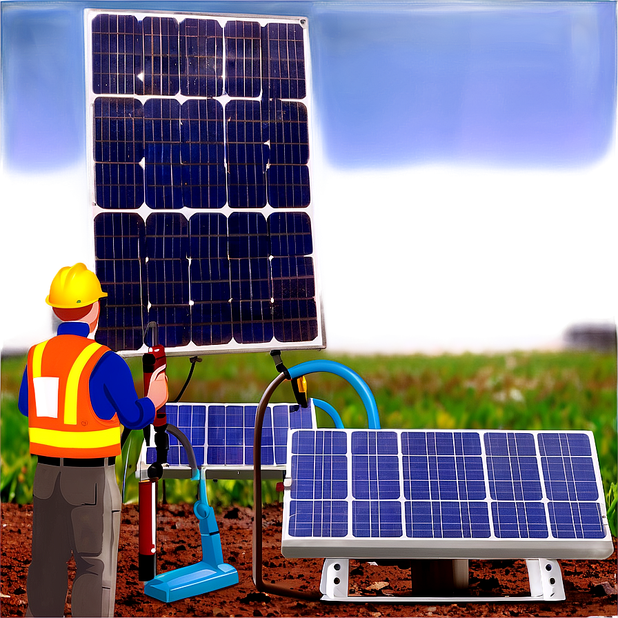 Solar Panel Maintenance Png Mtv PNG Image