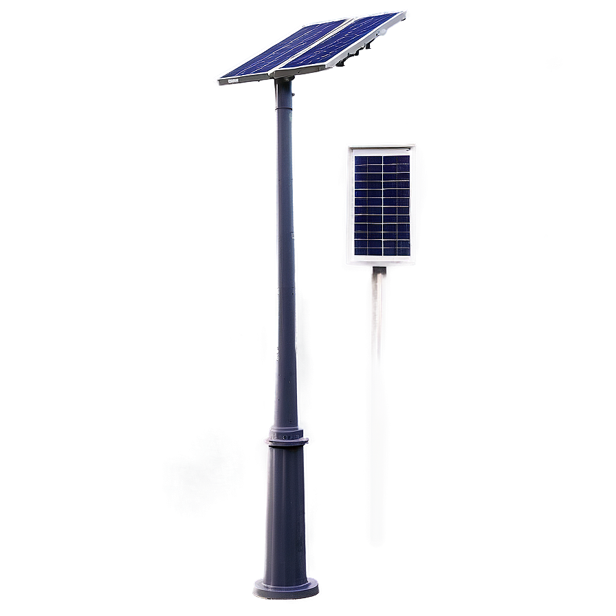 Solar Panel Street Light Png 05242024 PNG Image