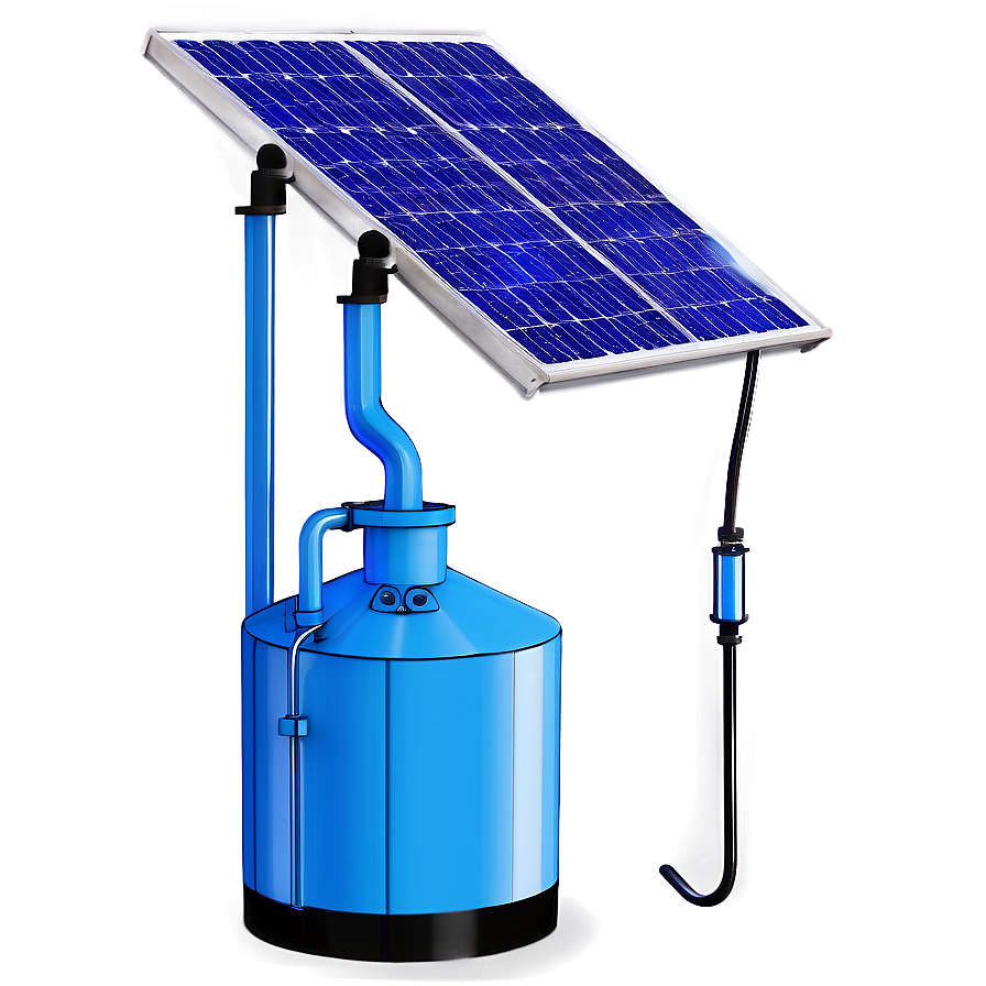 Solar Panel Water Pump Png 64 PNG Image