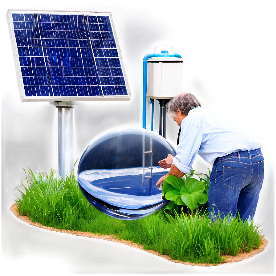 Solar Panel Water Pump Png Vpr PNG Image