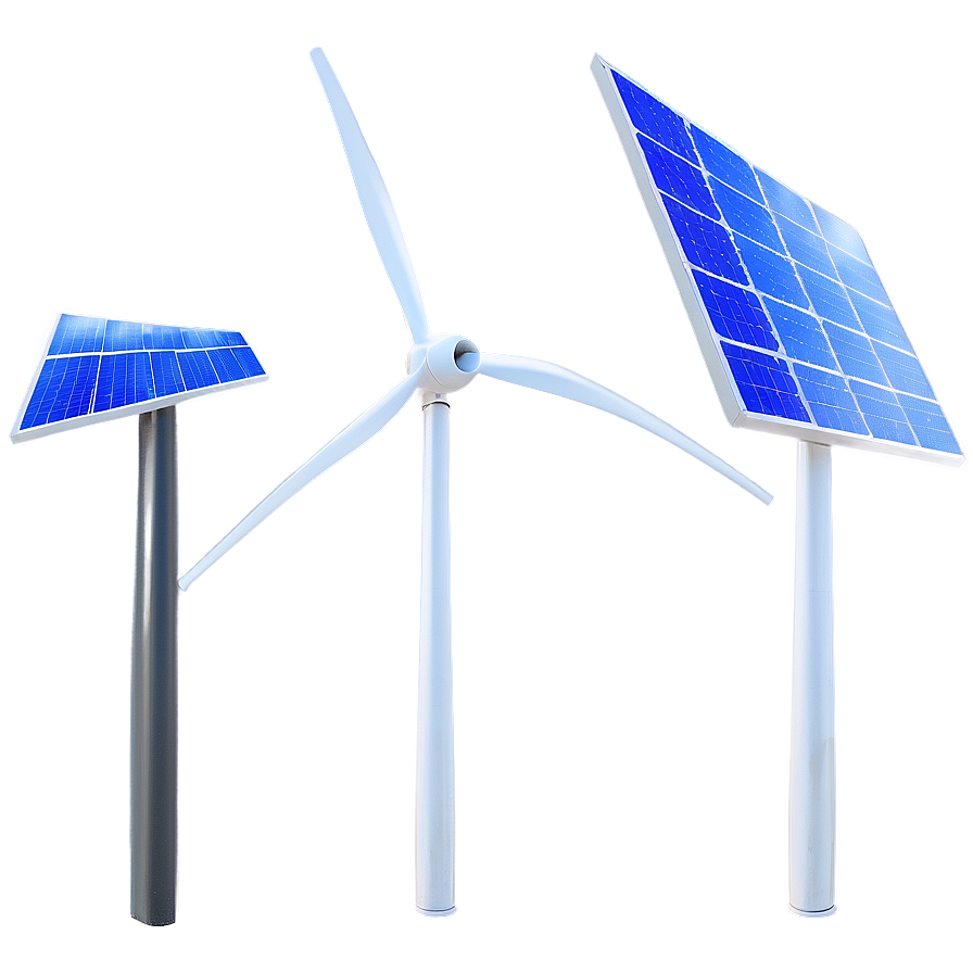 Solar Panel Wind Turbine Png 45 PNG Image