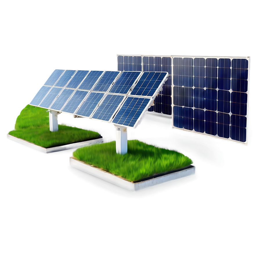 Solar Panels With Reflection Png 05252024 PNG Image