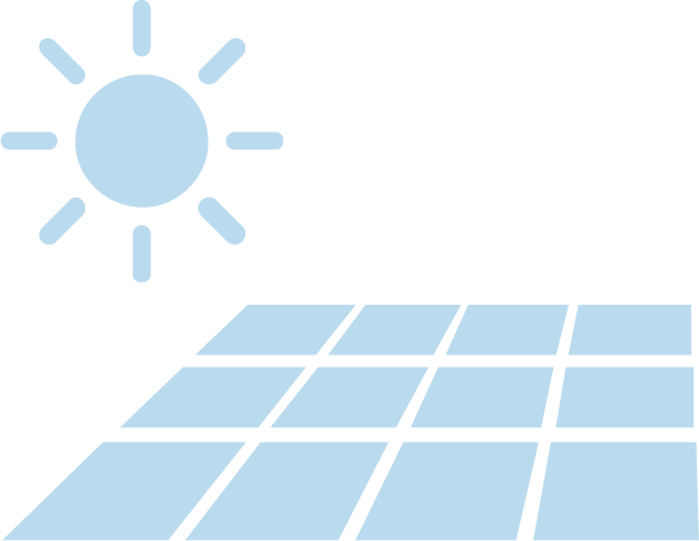 Solar Panelsand Sun Icon PNG Image