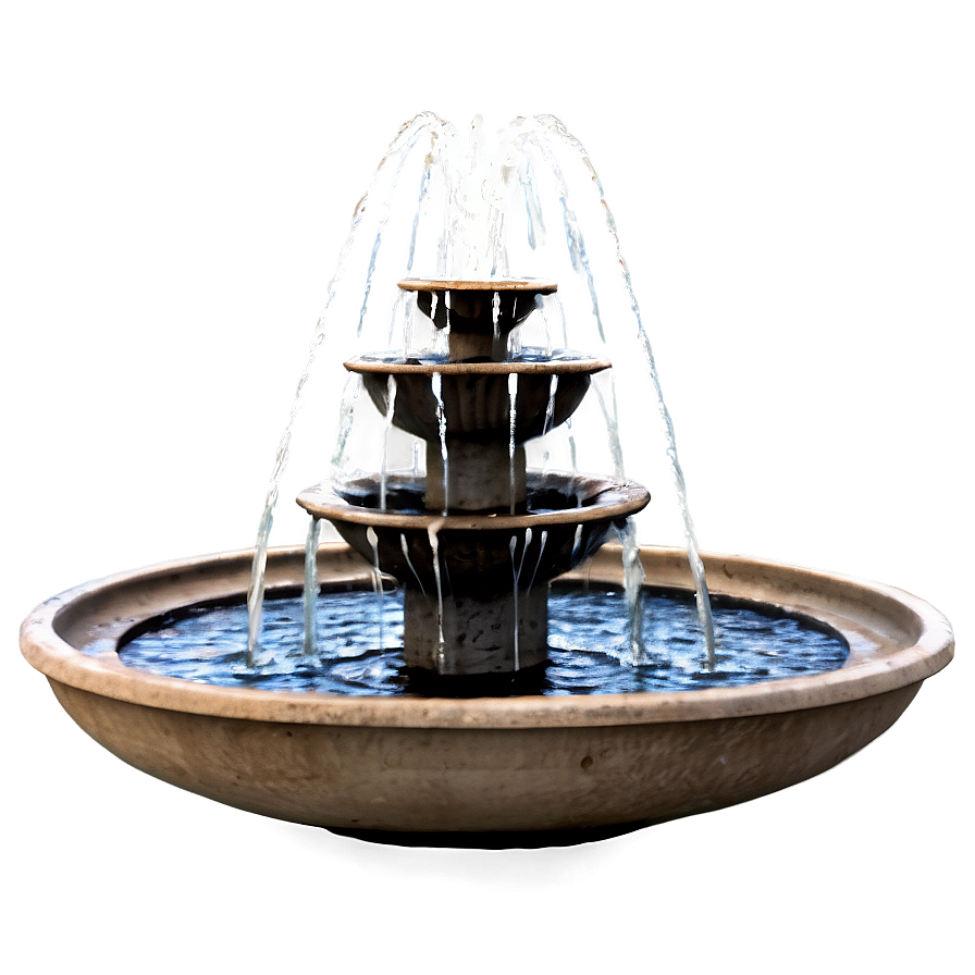 Solar Powered Fountain Png Ydl81 PNG Image