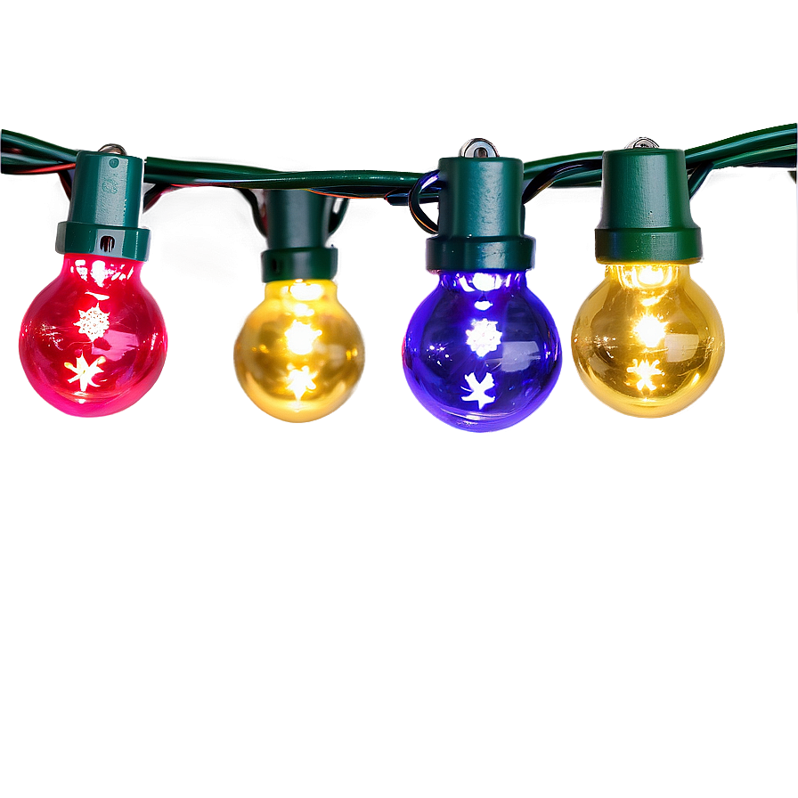 Solar String Lights For Christmas Png Gwp77 PNG Image