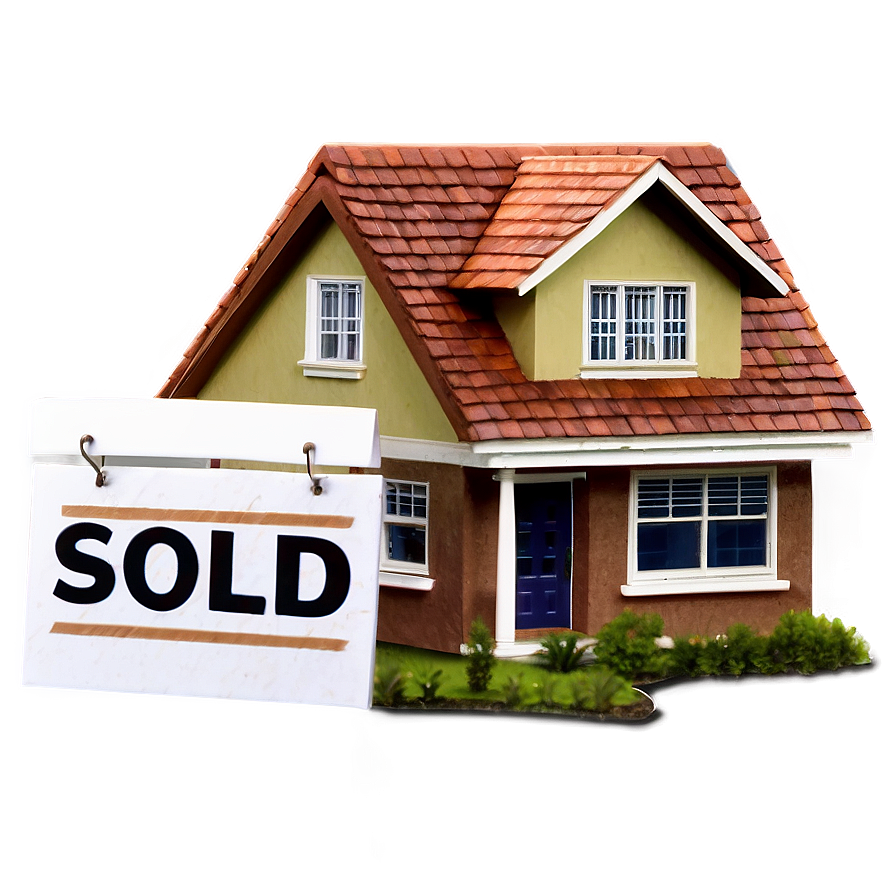 Sold House Png Itf58 PNG Image