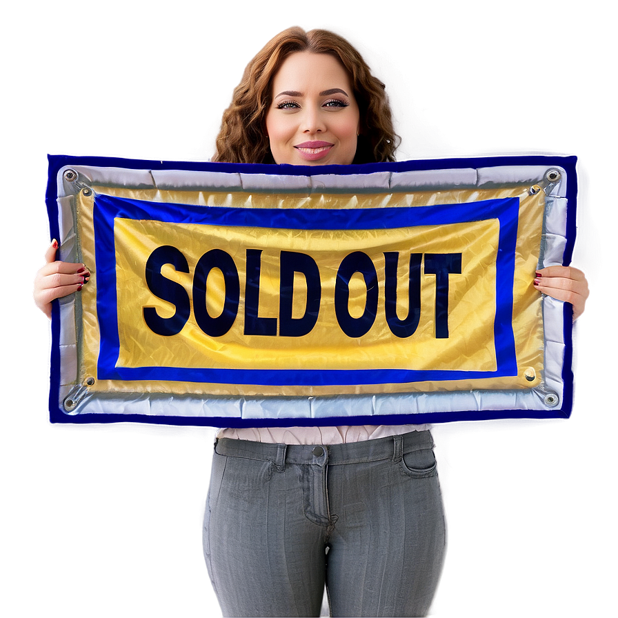 Sold Out Banner Png Pgu62 PNG Image