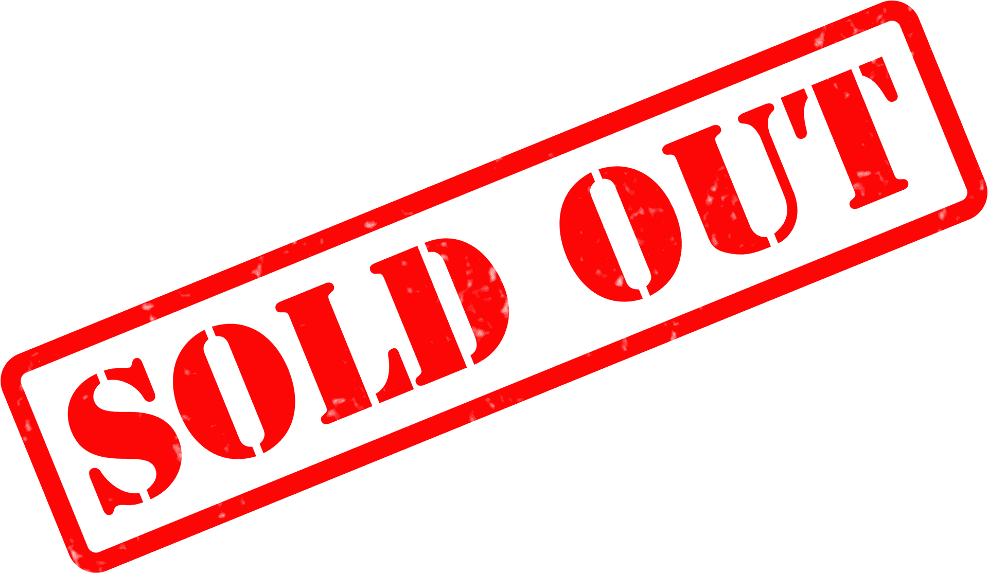 Sold Out Stamp Graphic PNG Image