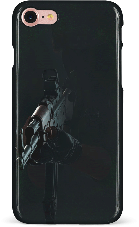 Soldier Reflectioni Phone Case PNG Image