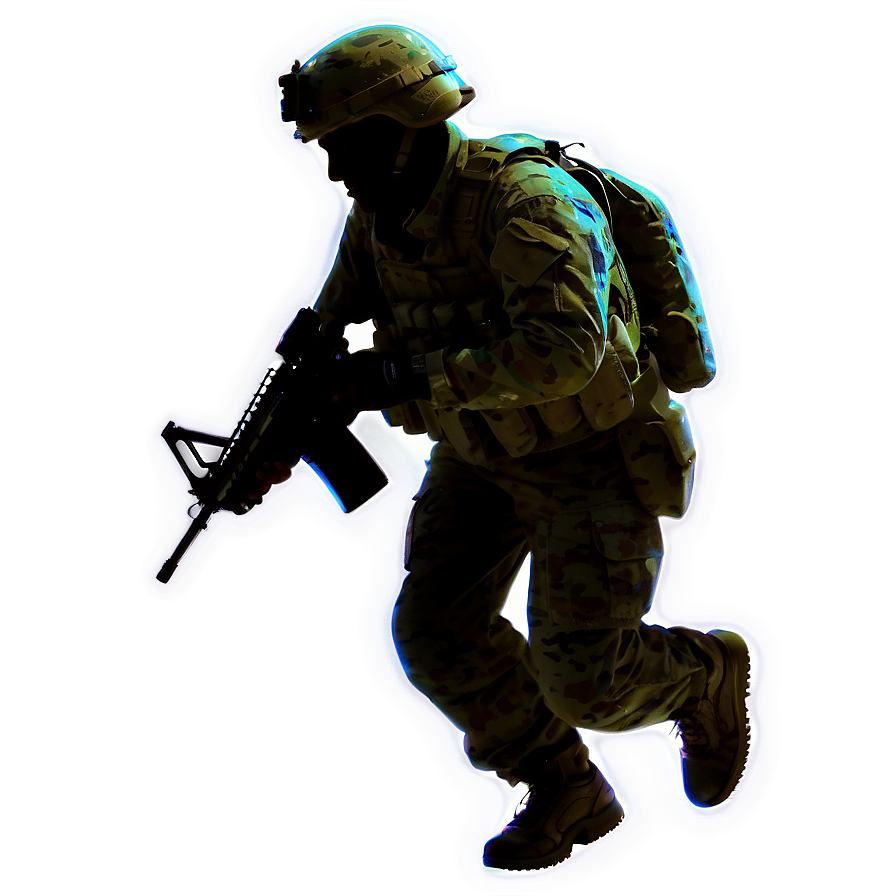 Soldier Silhouette Png Hab66 PNG Image