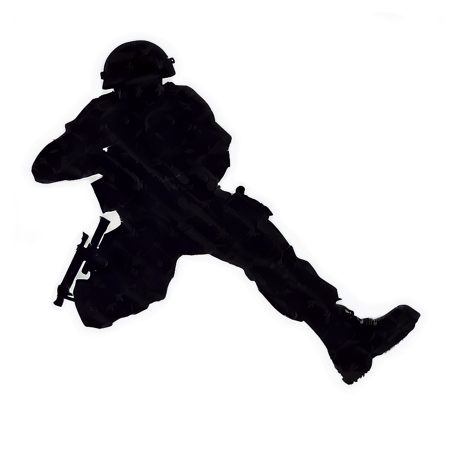 Soldier Silhouette Png Wbw78 PNG Image